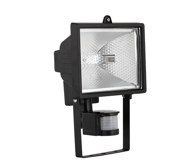 HV500S/B HALOGEN FLOODLIGHT WITH SENSOR 500W BLACK