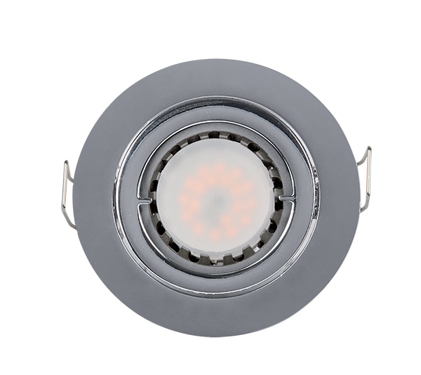 LED METAL ROUND SPOTLIGHT PAR 16 5.5W 4000-4300K SATIN NICKEL