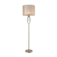 MERY FLOOR LAMP 1XE27 ANTIQUE BRASS D400XH1565mm
