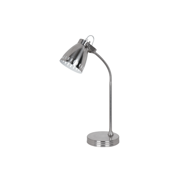 NOAH TABLE LAMP 1XE27 SATIN NICKEL H550mm
