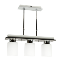 6543 ALBA CHANDELIER 3ХЕ27 WENGE L430XW150mm 