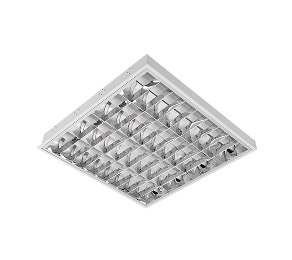 LIGHTING FIXTURE LENA-V WITH LED TUBE(600MM) 4X9W 6200K RECESSED MOUNTING 595/595 TYPE V
