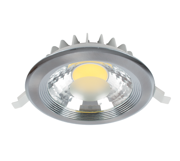 RDLCOB LED DOWNLIGHT 25W 4000K-4300K 230V SATIN NICKEL 