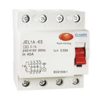 RESIDUAL CURRENT DEVICE JEL1A 4P 10A/300MA