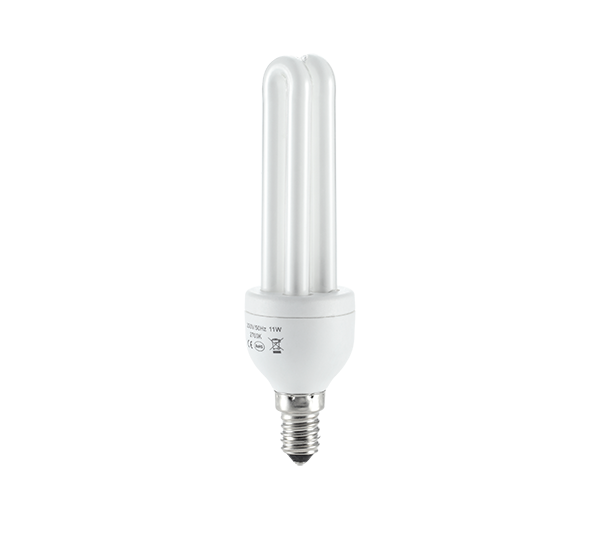 COMPACT FLUORESCENT LAMP E14 2U/11W 2700K