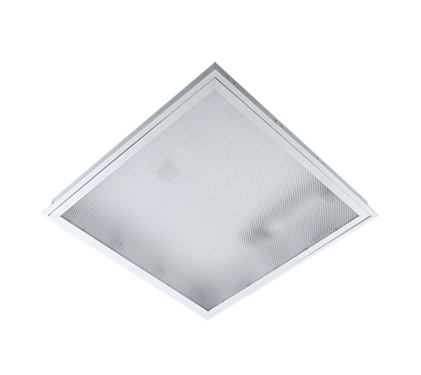 PRISMATIC LIGHTING FIXTURE WITH LED TUBE T5 4X10W RECESSED MOUNTING 4000K